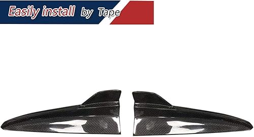 Miniatura 5 de Divisores traseros W205 CF, se adapta a Mercedes-Benz Clase C C300 C400 C43AMG C63AMG C63AMG S Sedan 2015-2019 Alerón de parachoques trasero de