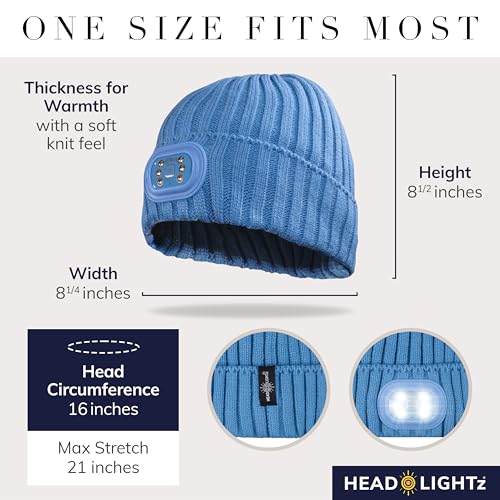 Image of HEAD LIGHTZ Adults Beanie with Light