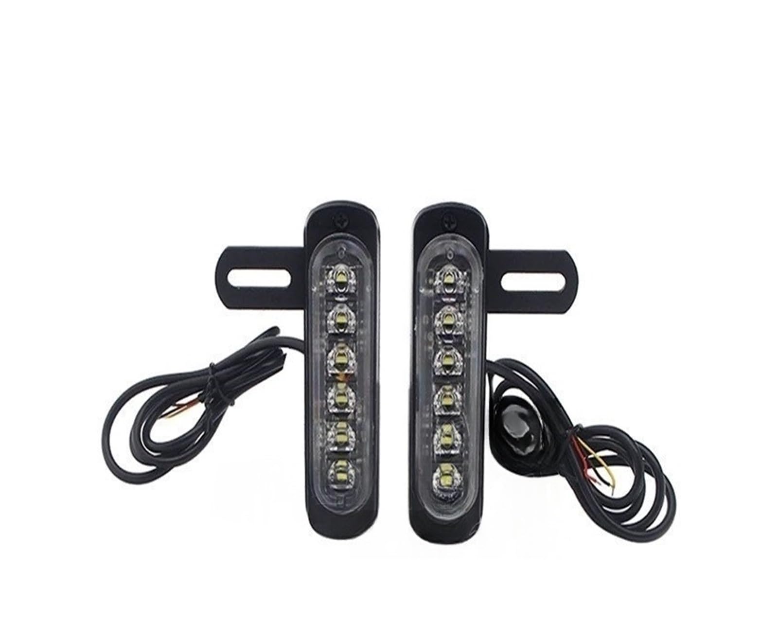 Luz LED Universal para Matrícula De Motocicleta, Luz Trasera De Frenos, Lámpara De Parada, Luces De Señal De Giro Traseras Intermitentes Moto Luces Trasera