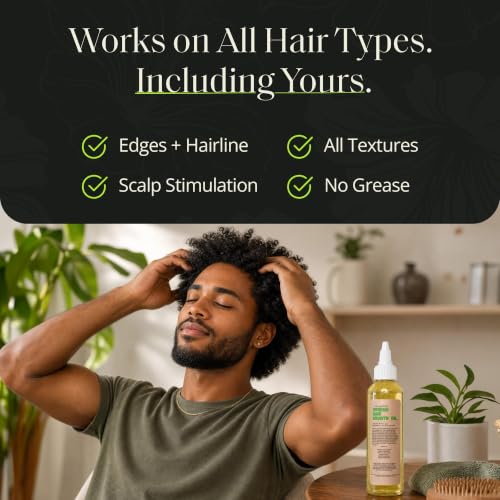 Glossed by Nae Voodoo Hair Growth Oil – Rosemary & Castor, 4oz — view 7