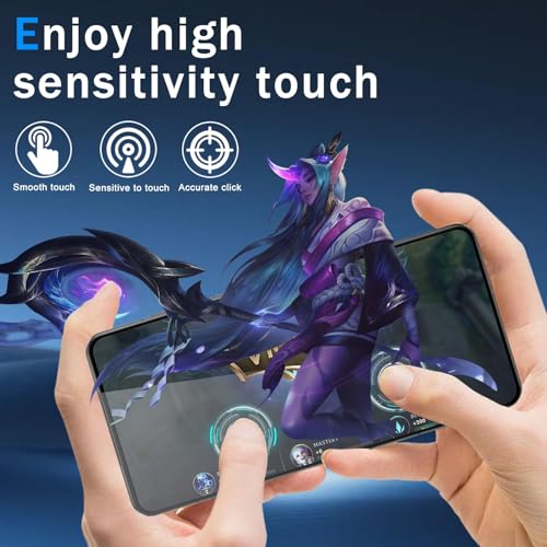 Image of PreCure [2 Pcs Screen Protector for OnePlus 13R Tempered Glass [Fingerprint Unlock] [Anti-Scratch] [9H Hardness] [HD] [No Bubbles] Protector Film for OnePlus 13R Screen Protector