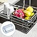 PATIKIL Kitchen Sink Rack Feet, 30 Pack 5mm ID x 10mm OD Plastic Sink Replacement Feet Wire Bumpers Protector for Protective Sink Grid, Clear