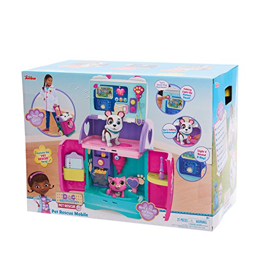 Doc McStuffins 92446 Baby All in One Nursery Pet Rescue Mobile, Multicolor