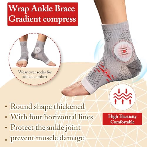 Image of Soothe Relief Compression Socks for Neuropathy Pain & Plantar Fasciitis - Men & Women, Ankle Swelling Relief (S, Purple)