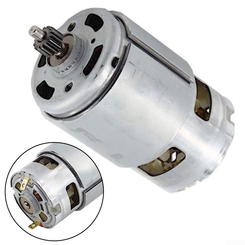 DC Motor 629937-8 für DDF453 DHP453 DF457D, 18V Metall Ersatzteil für HP475D BHP453 Bohrer, Silber-Finish