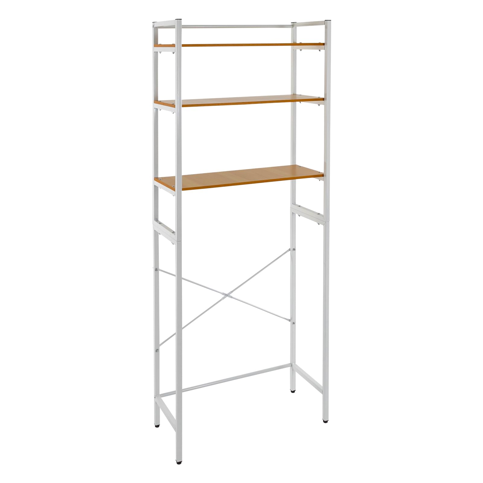 Estantería para lavadora, estantería de baño de 3 niveles, estantería sobre lavadora, ahorro de espacio, para cocinas, baños, lavaderos, fácil instalación, 69 x 30 x 181 cm
