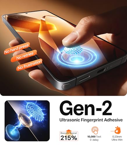Image of TORRAS Unbreakable for Samsung Galaxy S26 Screen Protector [NO.1 Military-Grade] [12 FT Shatterproof] 9H+ Aerospace Tempered Glass 2 Pack - Touch Sensitivity, Full Coverage, Anti-Scratch, 6.3 inch