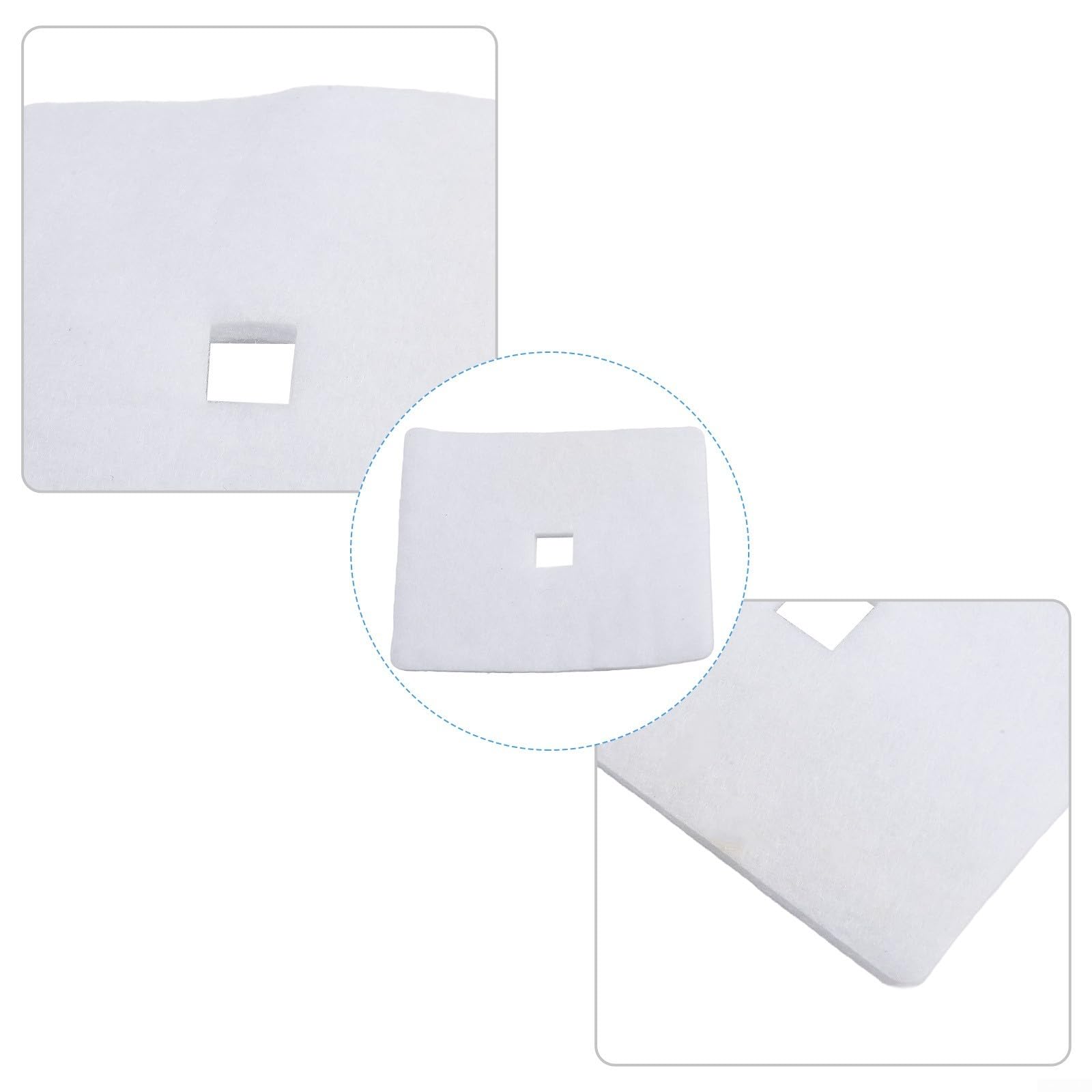 Lot de 2 filtres à air en coton pour pompes à air 60 et 80 - Convient pour l'entretien de routine et l'amélioration de l'efficacité de la pompe à air
