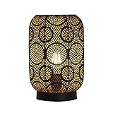 SOBREMESA BISBE NEGRO ORO 1 X 60W E-27