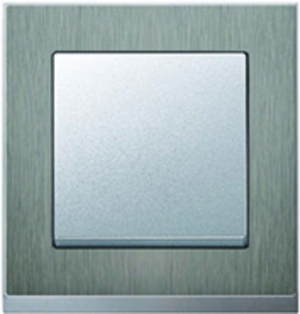 Merten M-Pure Decor-Rahmen, 3 Fach, Edelstahl/Aluminium, MEG4030-3646