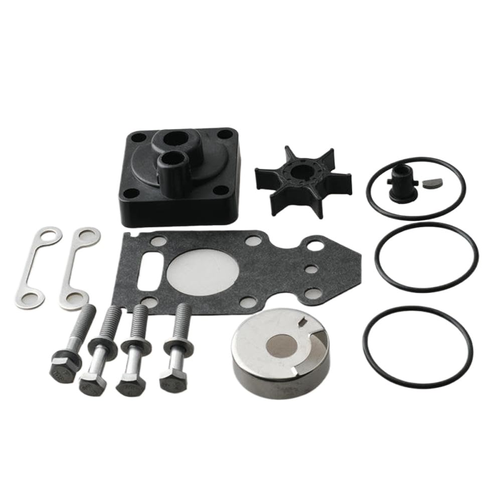 Kit di Riparazione Pompa Acqua 63V-W0078 63V-44301 Compatibile con Motore per Barche a 2 Tempi 9.9HP 15HP