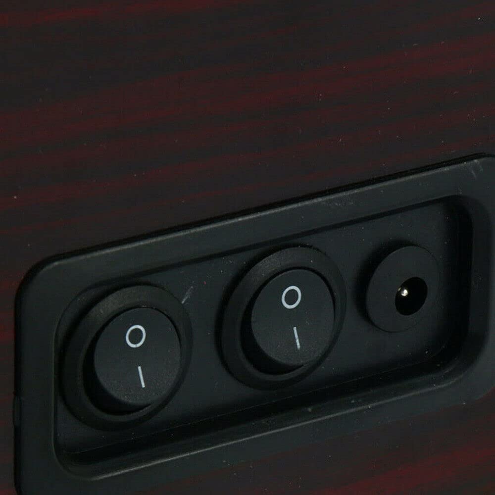 Relojero Automatico, Caja Giratoria Automática para Relojes de 4 + 6 Relojes, Función Temporizador, Caja de Madera