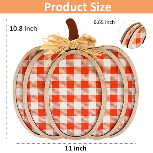 FestalMart-Fall-Decorations-for-Home-11-Wooden-Pumpkin-Sign-Autumn-Thanksgiving-Decorations-for-Home-Farmhouse-Rustic-Harvest-Kitchen-Tabletop-Fireplace-Decor FestalMart Fall Decorations for Home 11 Wooden Pumpkin Sign Autumn Thanksgiving Decorations for Home Farmhouse Rustic Harvest Kitchen Tabletop Fireplace Decor