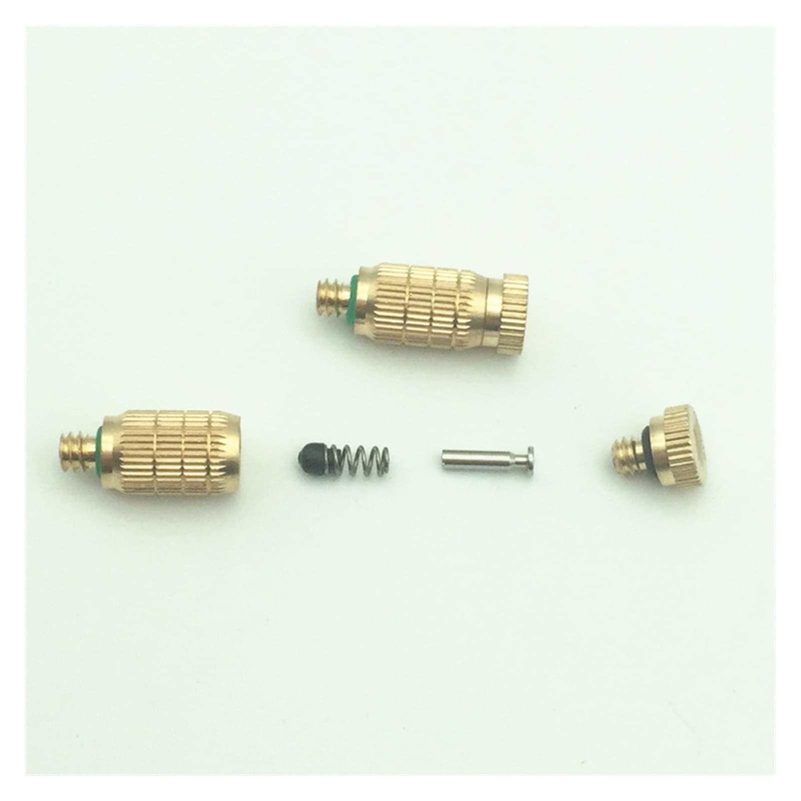 System nawadniania zraszaczy ogrodowych Mosiądz podlewanie rozpylający rozpylający dyszy 50 sztuk wysokiego ciśnienia 0,1 mm-0.6mm Chłodzenie metalowa metalowa głowa (Color : 0.2mm)