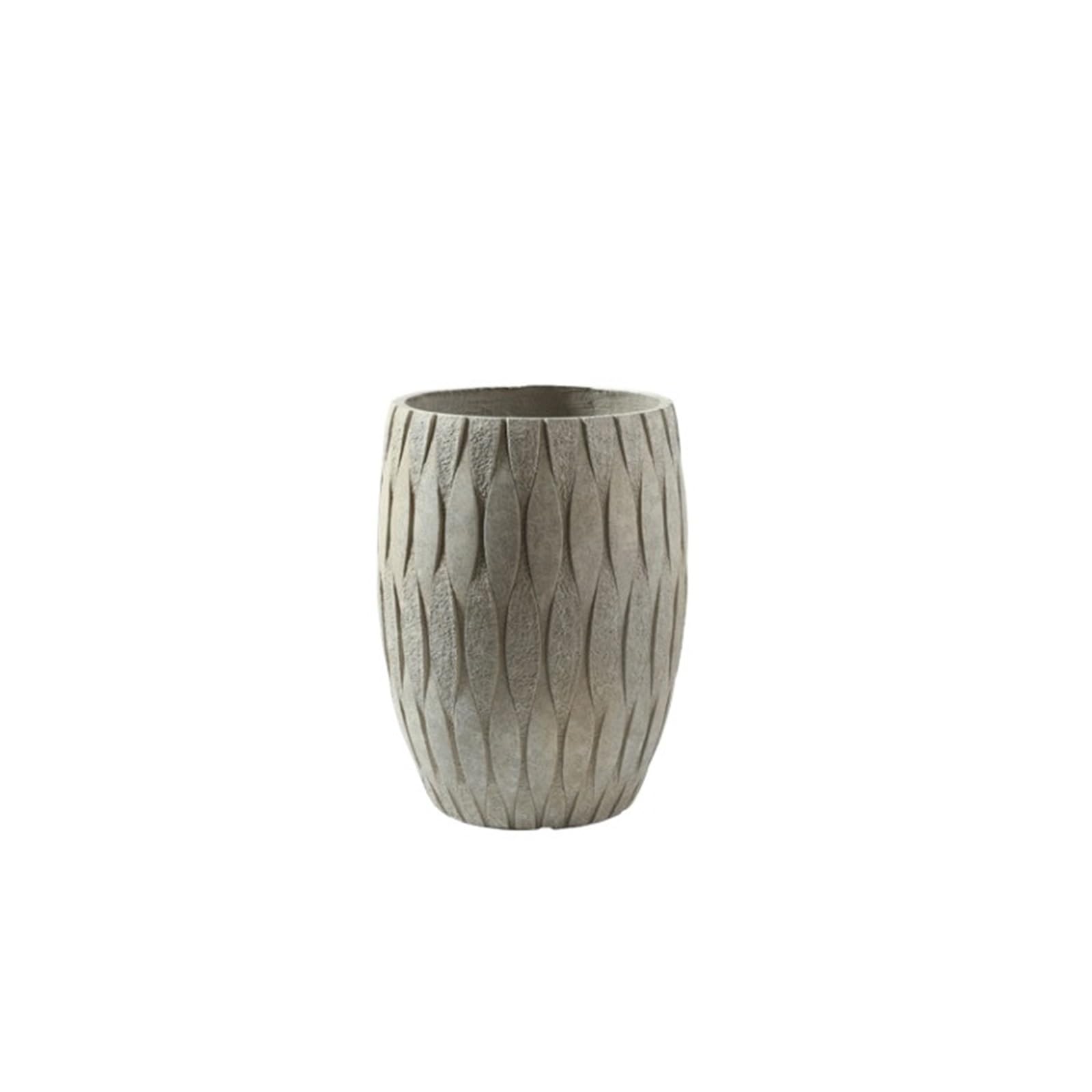 Ef2pRc8kF Flowerpot Vintage-style Round Floor Planter Made Of Magnesium Oxide, Perfect For The Living Room Or Garden