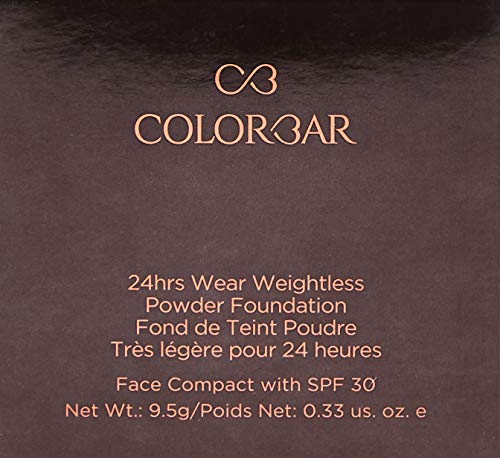 Image of Colorbar 24Hrs Wear Weightless Powder Foundation, 9.5 g | Matte Finish | All Skin Type | Medium, Full Coverage | 30 SPF | Long-lasting
