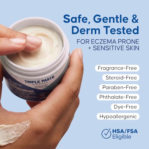 Image of Triple Paste Derma Eczema Rescue Balm, Colloidal Oatmeal 2% & Ectoin, 5 oz