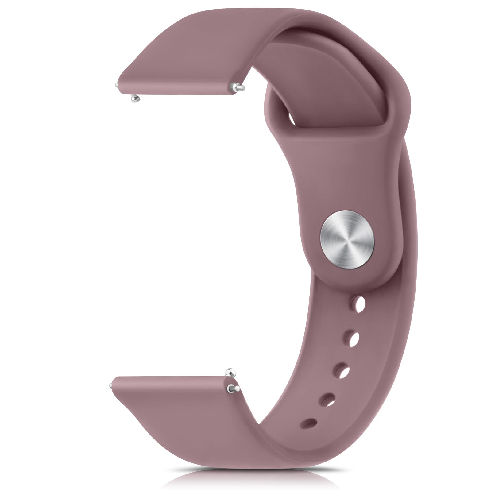 Tobfit Silicone Band for Samsung Galaxy Watch 4/4 Classic/5/5 Pro/3/Active 2 (Watch Not Included), Soft Replacement Wristband with Unique Buckle, Sport Strap for Men Women(Smoky Purple) (B0C5MMKPDC) Amazon Price History, Amazon Price Tracker