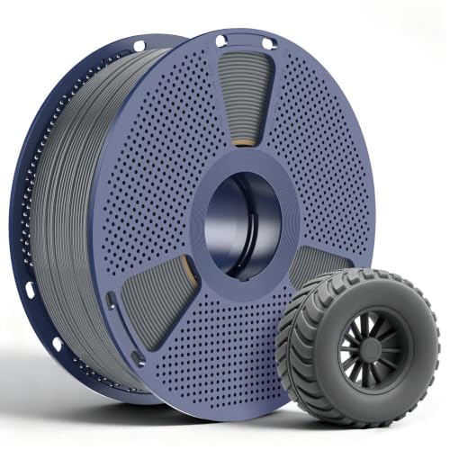 Image of SUNLU TPU 95A Flexible 3D Printing Filament 1.75mm, Grey 1-Pack