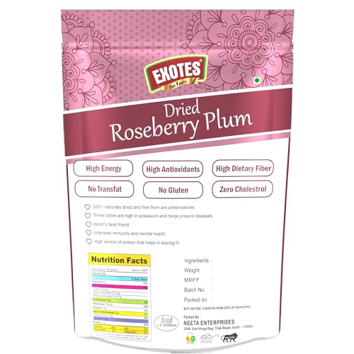 Image of Exotes Dried Fruits Nuts And Seeds (Dried Roseberry Plum, 200Gm)