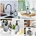 Imagen de Omtofo 3 Piezas Dispensador Jabon Baño Vidrio