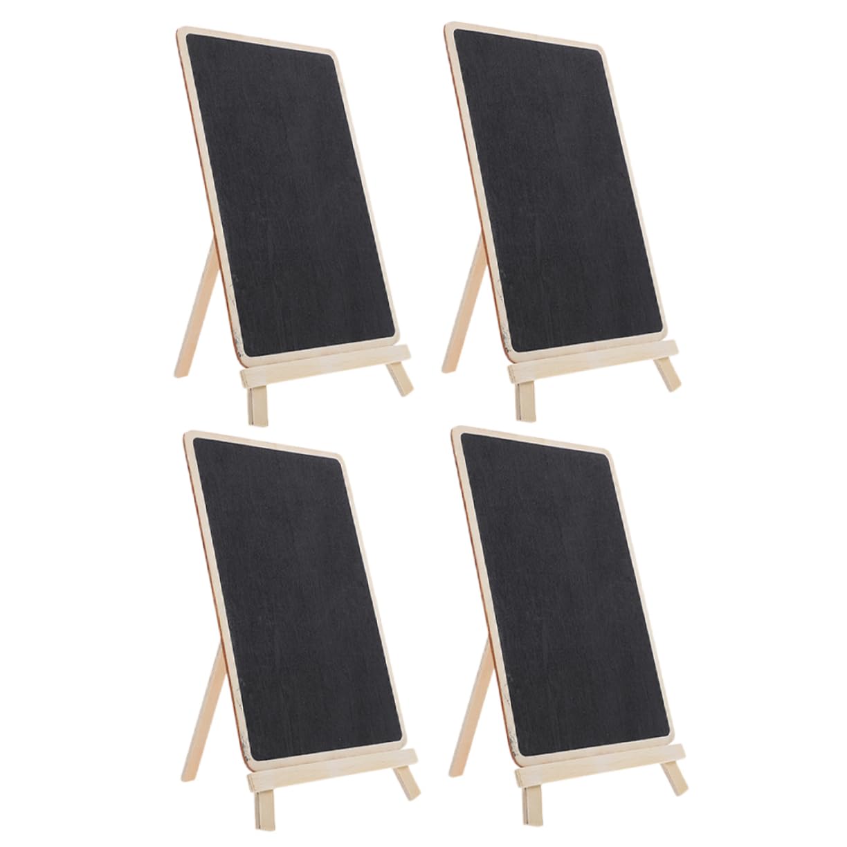 DECHOUS 5 Set Lavagna Cartello Da Tavolo Scheda Bianca Magnetica Tabellone Pennarello in Gesso Asse Lavagne Tavolo Da Disegno A Led Scrivania Della Bacheca Bosso Black 4 Pezzi * 5
