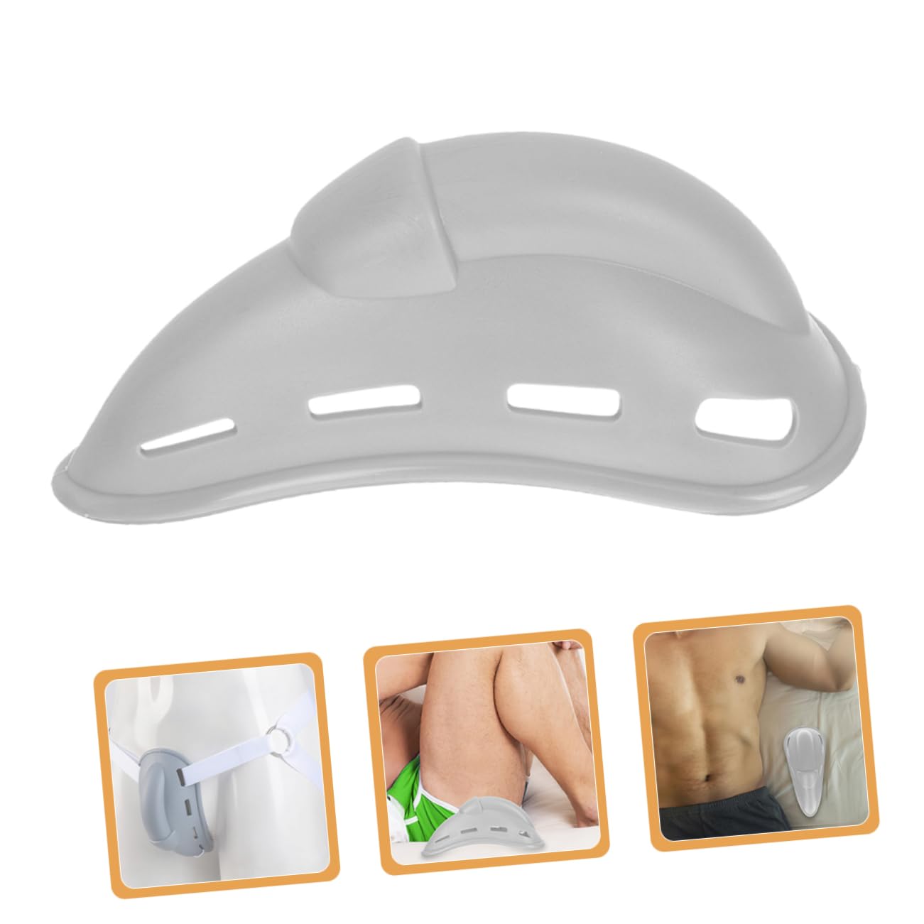 POPETPOP Men's Integrated Groin Protector Sports Cup for Baseball Practicing Guard