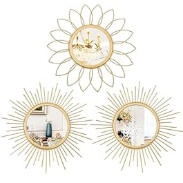 3 Pack Metal Mirrors...