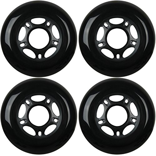 Kss Outdoor Asphalt Formula 89A Inline Skate X4 Wheels, Black, 80Mm #TOP4