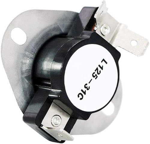 Miniatura 3 de Romalon Fusible térmico y termostato de repuesto compatible con secadora Incluye fusible térmico 6931EL3003D 6931EL3001F Termostato de secadora que