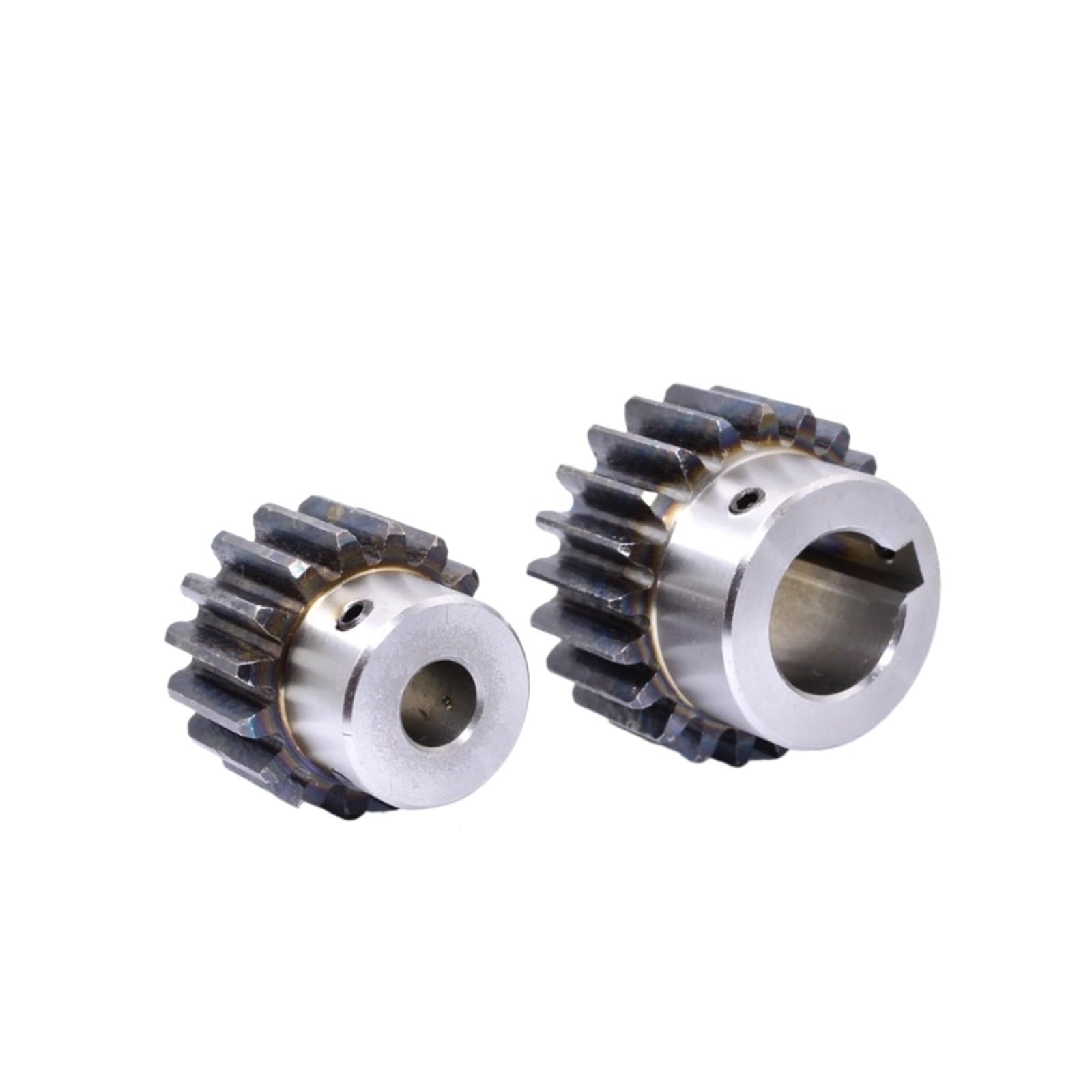 Bevel Gear Pinion Hardware Mechanical 1Pcs 45# Steel 1.5Module Step Convex Gear 12 Teeth - 60 Teeth Motor Metal Pinion Spur Gear Keyway Bore Transmission Parts 6mm(16 Teeth)