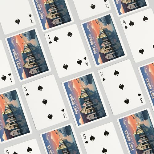 Baraja de 52 cartas tamaño póker Port Rowan miniatura 4