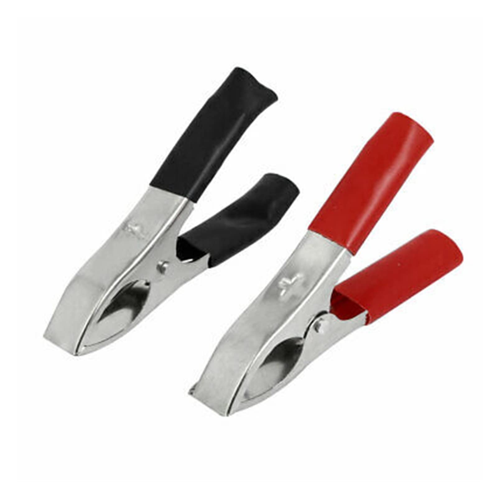 16 Clips aislados for batería de Coche, Abrazaderas de cocodrilo 30 A, Rojo y Negro.