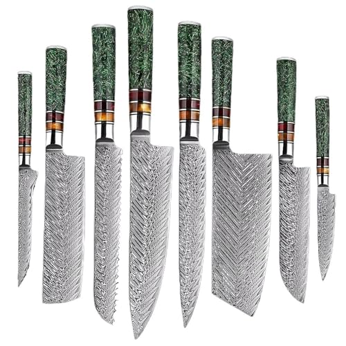 Set Cuchillos Cocina 8 Piezas Acero Inox Base miniatura 2