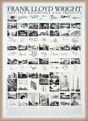Amazon.co.jp: ポスター フランク ロイド ライト Buildings and