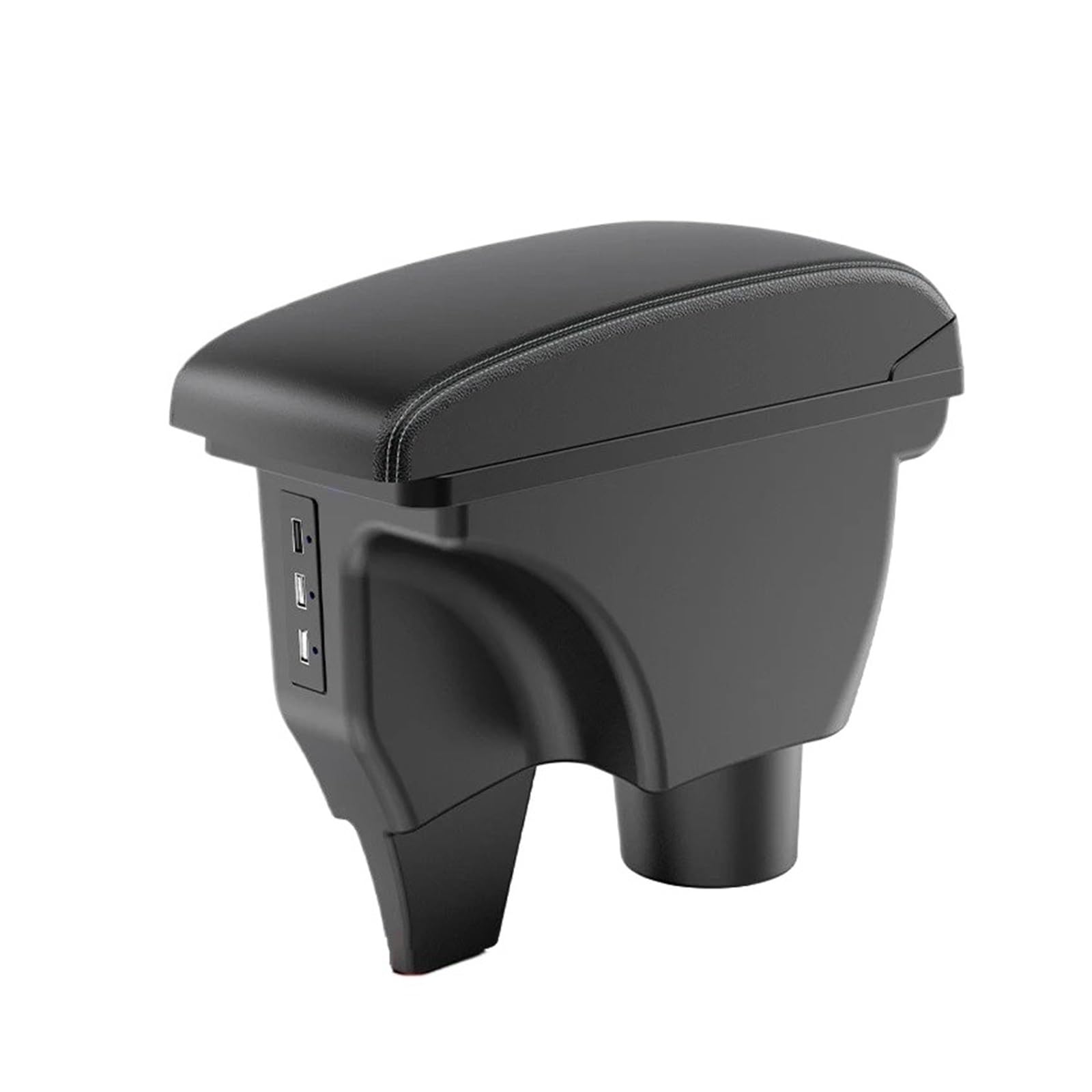 Hguvsjd Armrest Box For Toyota For Yaris For Vitz Armrest Accessories Interior Parts Details Storage Box Retrofit Car Armrests(A White line)