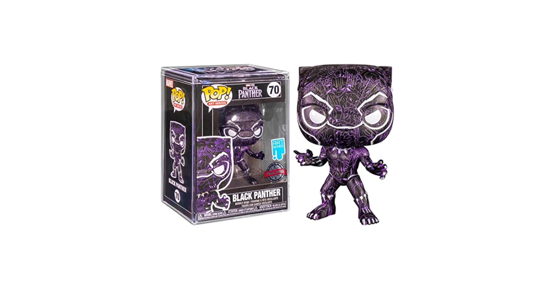 FUNKO - FUNKO POP ART SERIES ブラックパンサー マーベル Amazon.com: Funko Pop! Marvel - Black Panther Light & Sound