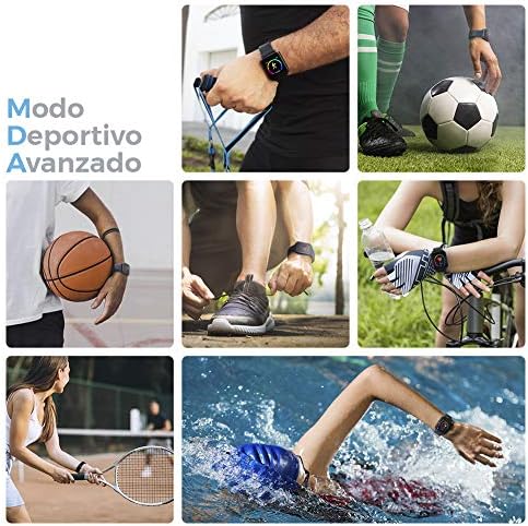 BINDEN BWatch Reloj Inteligente 42mm, Smartwatch con Pantalla HD, Modo  Fitness, Deporte, Notificaciones, Ritmo Cardiaco, iOS/Android IP68  (Reacondicionado) : Amazon.com.mx: Electrónicos