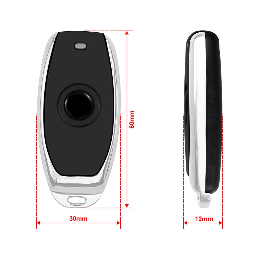 Single key RF wireless door opener remote control transmitter 433MHz suitable for ReaIOKbii - Image 4