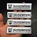 AOWIFT Lot de 4 autocollants Transformers en aluminium pour coffre de voiture