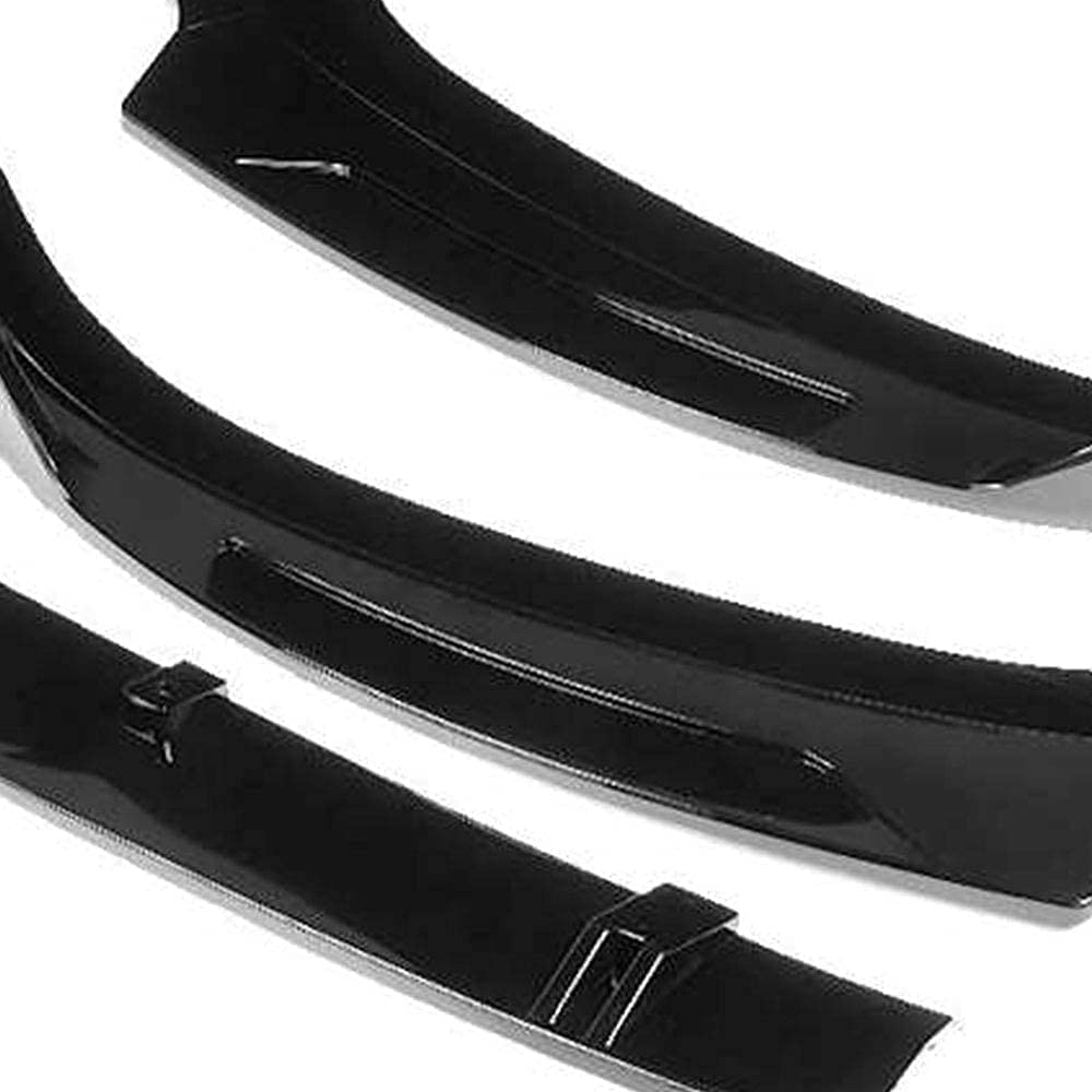 Auto Frontspoiler Lippe für Audi A3 S3 8V 2014 2016 2016,Lippen Flügel Antikollisionsschutz Exterieur Zubehör,A-Black