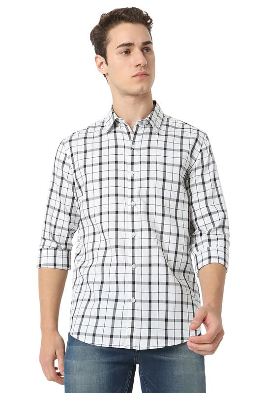 Image of Mens Striped Slim Fit Cotton Casual Shirt | Full Sleeves Mens Shirts | Stylish Shirt for Men