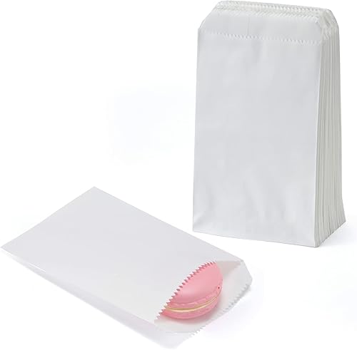GANKEIC 5X7 pulgadas 100PCS papel Kraft plana favor bolsa pequeñas bolsas de papel para embalaje fiesta Navidad