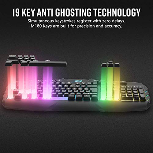 Image of Premier Accessory Group Altec Lansing Membrane RGB Gaming Keyboard (M180)