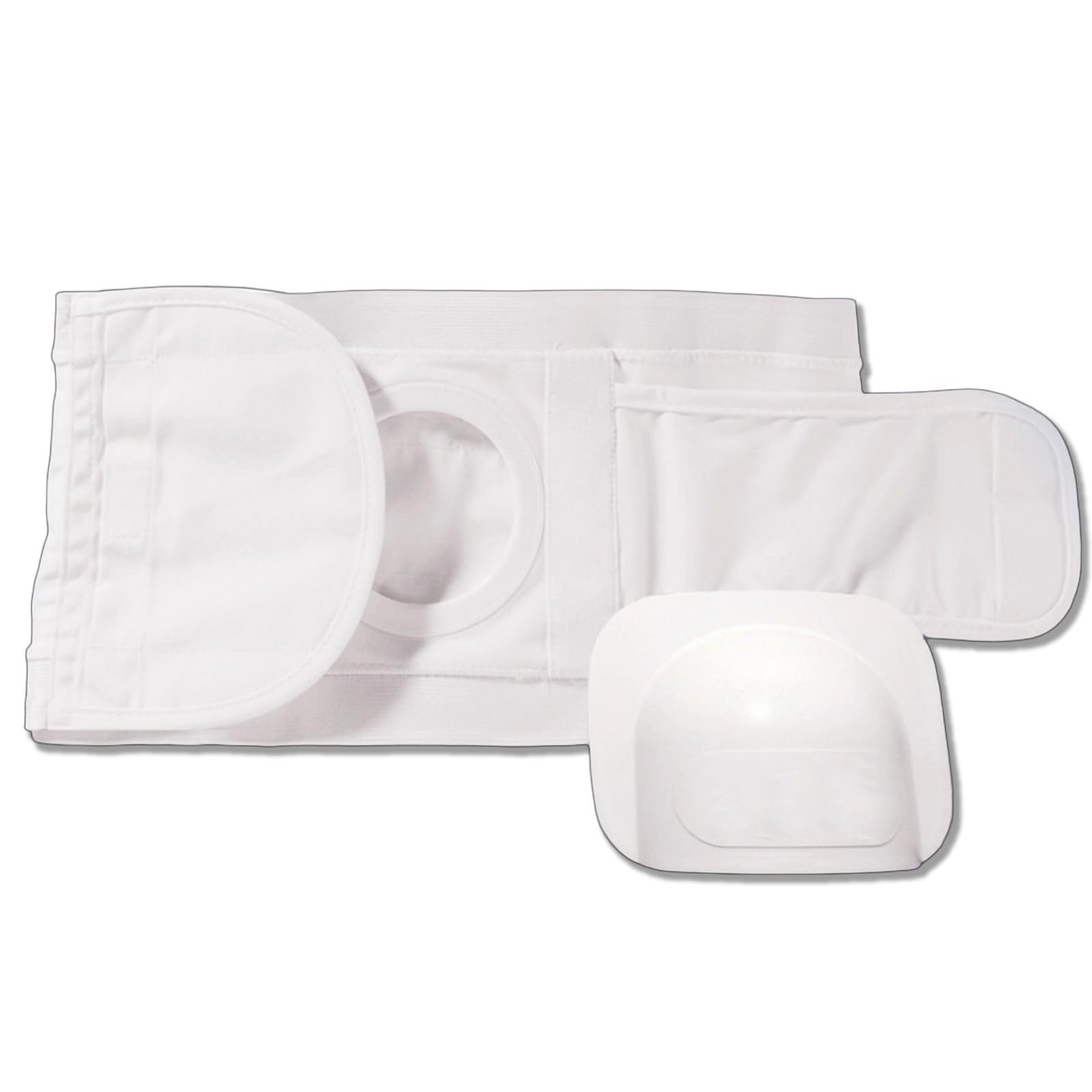 Fascia per Stomia, Cintura per Stomia Regolabile da Donna, Cintura Colostomia per Colostomia e Ileostomia Post-Operatoria Addominale(Large)