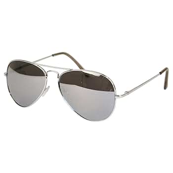 シールームリン Silver glide aviators Sunglasses West Coast Spt Aviator Sunglasses (Silver) - Walmart.com