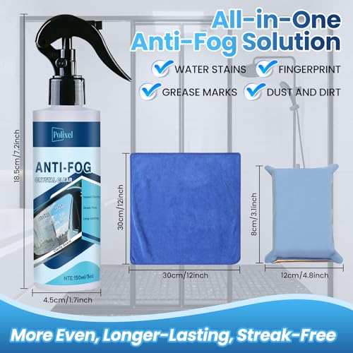 POLIXEL Glass Anti Fog Spray 150ml