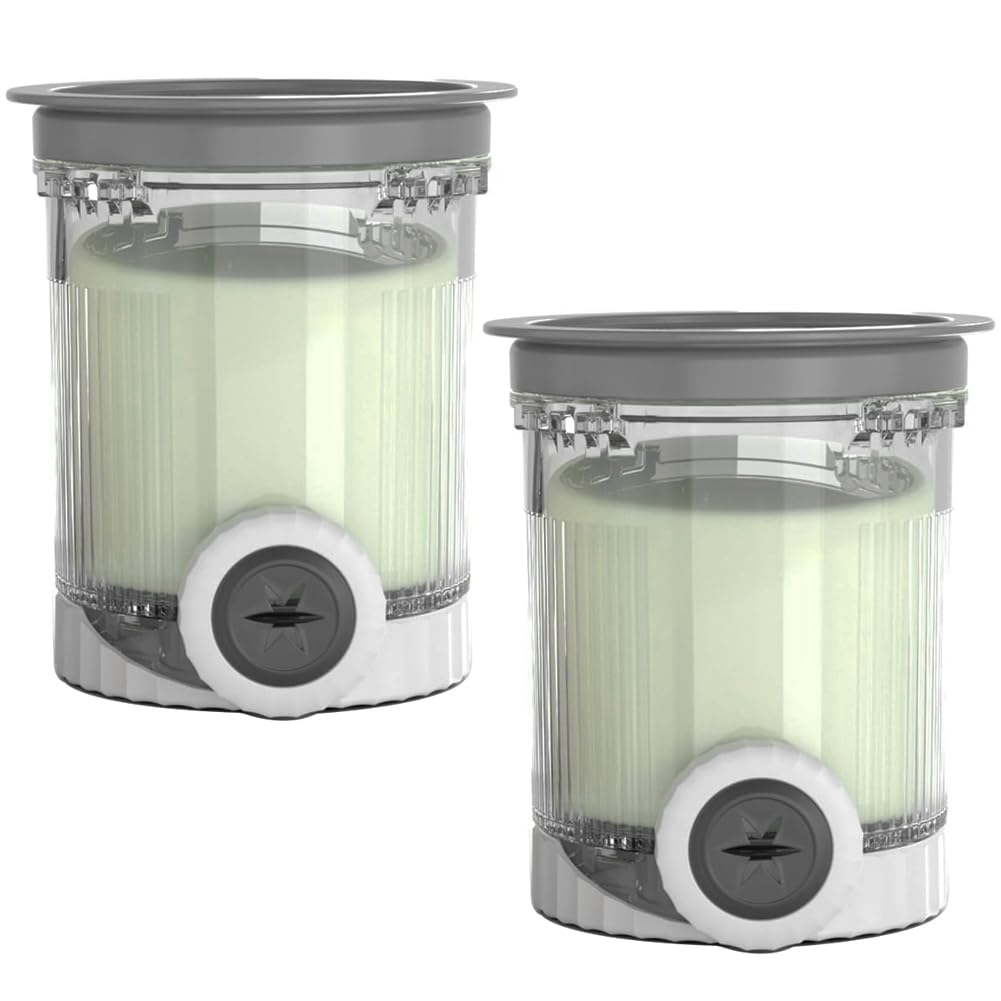 2 Pack Pints and Lids for Ninja Creami Swirl NC701C NC701 NC700 Series Ice Cream & Soft Serve Makers, BPA-Free & Dishwasher Safe, 16oz Swirl Containers Replacement