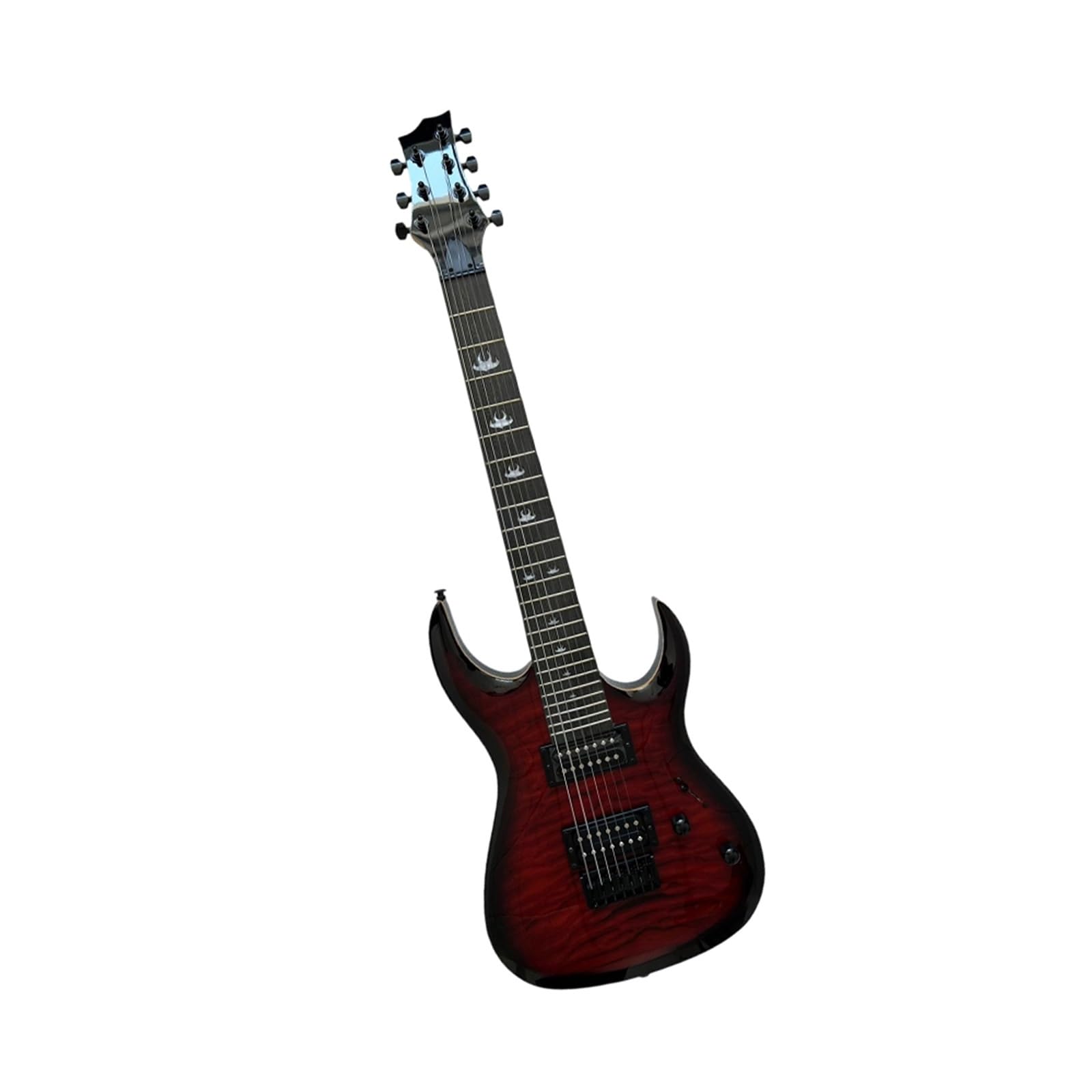 Chitarre Elettriche Adulti Chitarra Elettrica A 7 Corde Con Corpo In Mogano E Pickup Humoke