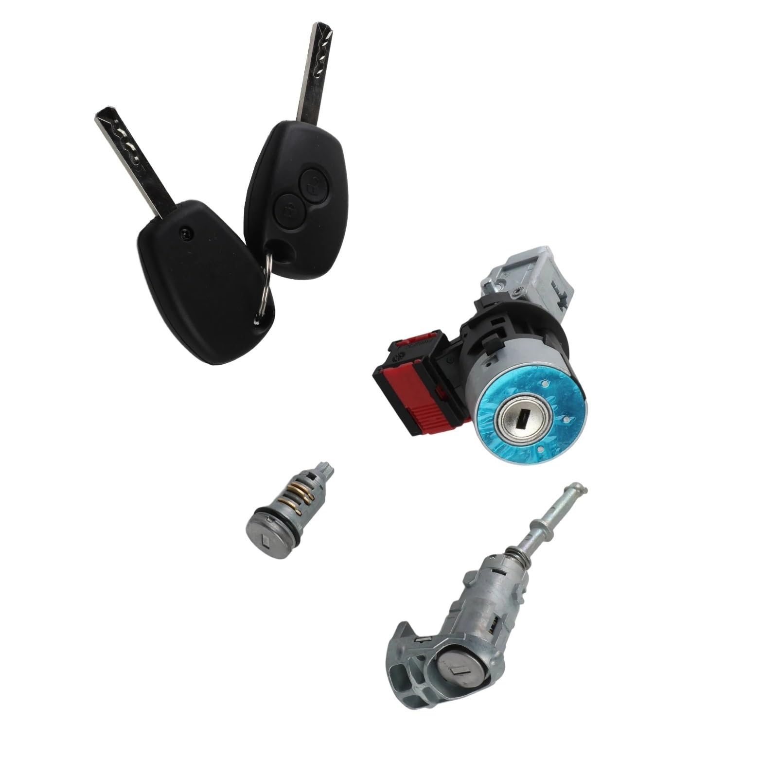 Cilindro De Bloqueo Interruptor De Arranque Encendido Con Llaves Compatible Con Master Mk II 2010-2018 Para Kangoo II 2008-2025 806012544R 806012362R Clausor Bombín Arranque Kit